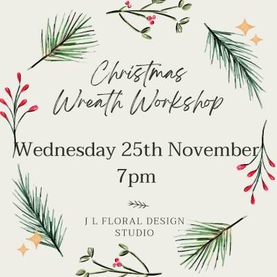 Wreath Workshop 25th Nov 7pm