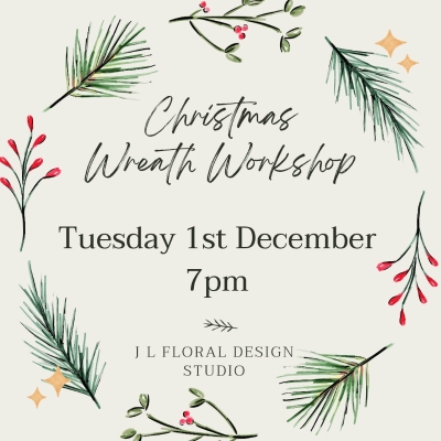 Wreath Workshop 1st Dec 7pm