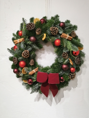 Red Velvet Wreath