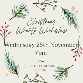 Wreath Workshop 25th Nov 7pm